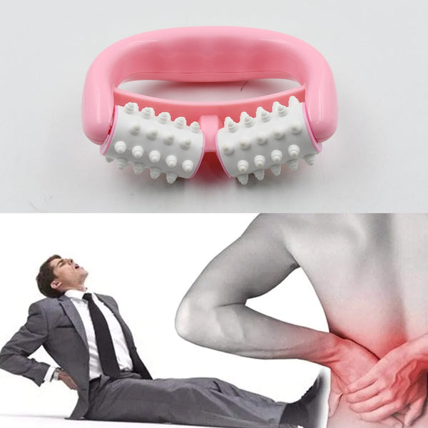 Plastic Body Roller Massager Tool with 2 Rollers