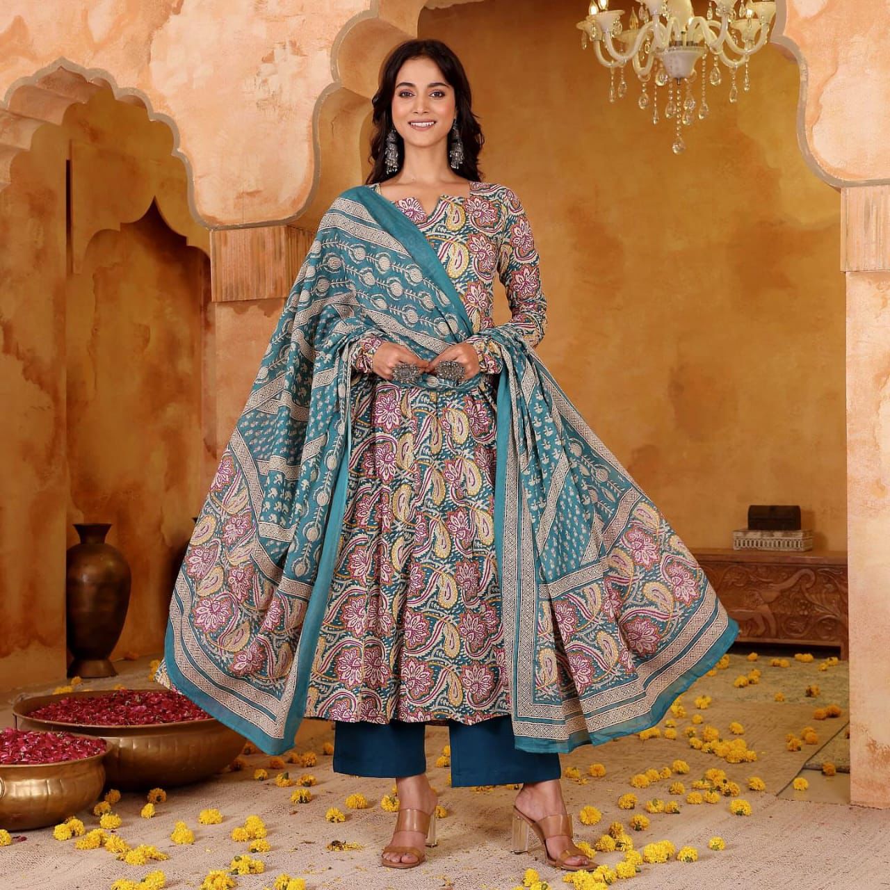 The Royal Mewar Paisley Print Suit