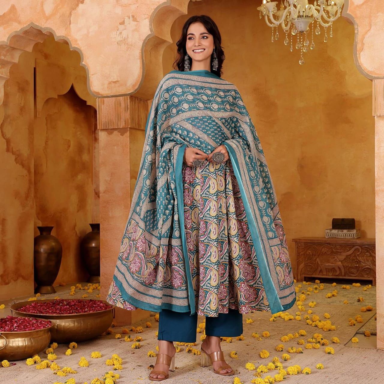 The Royal Mewar Paisley Print Suit