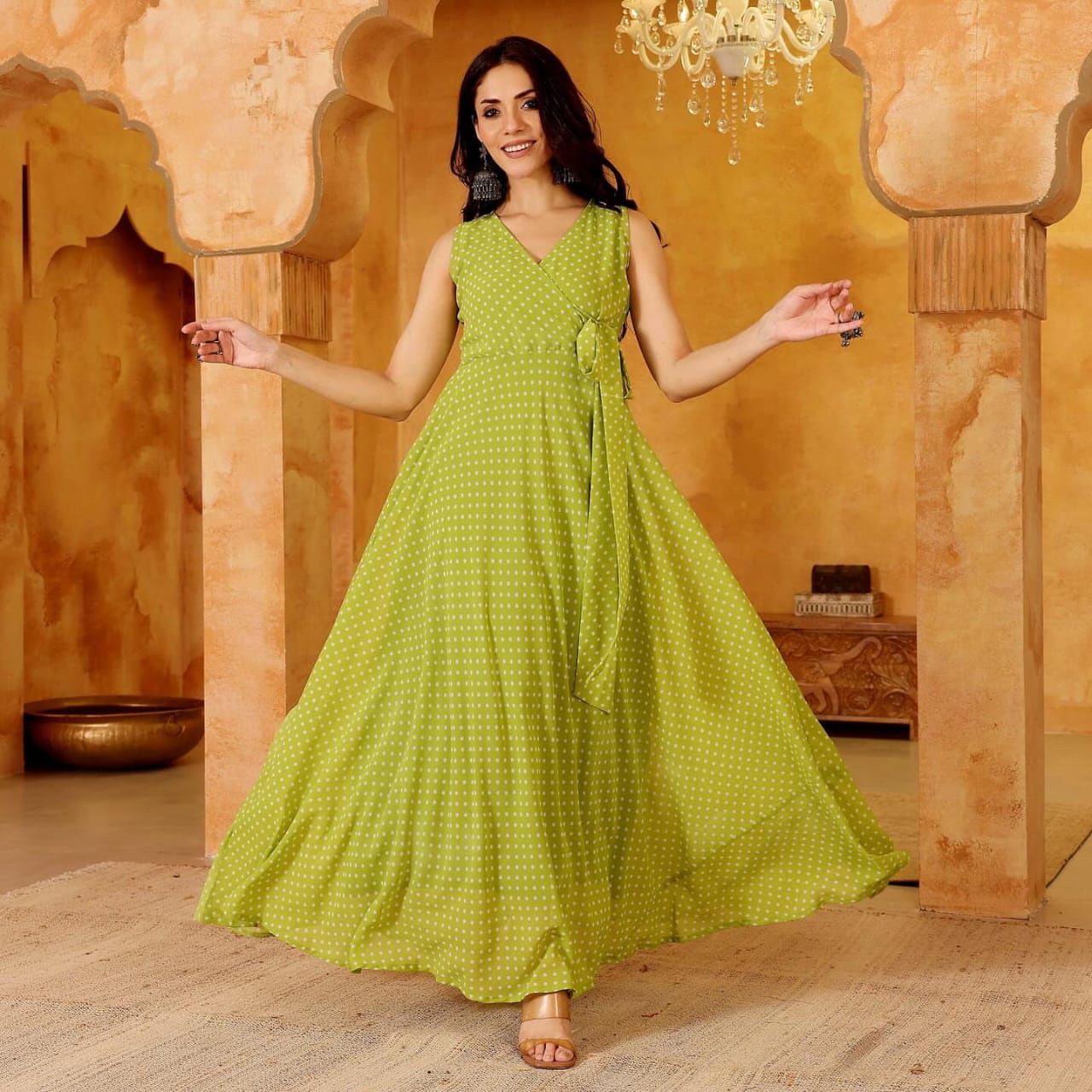 The Summer Lime Maxi Dress