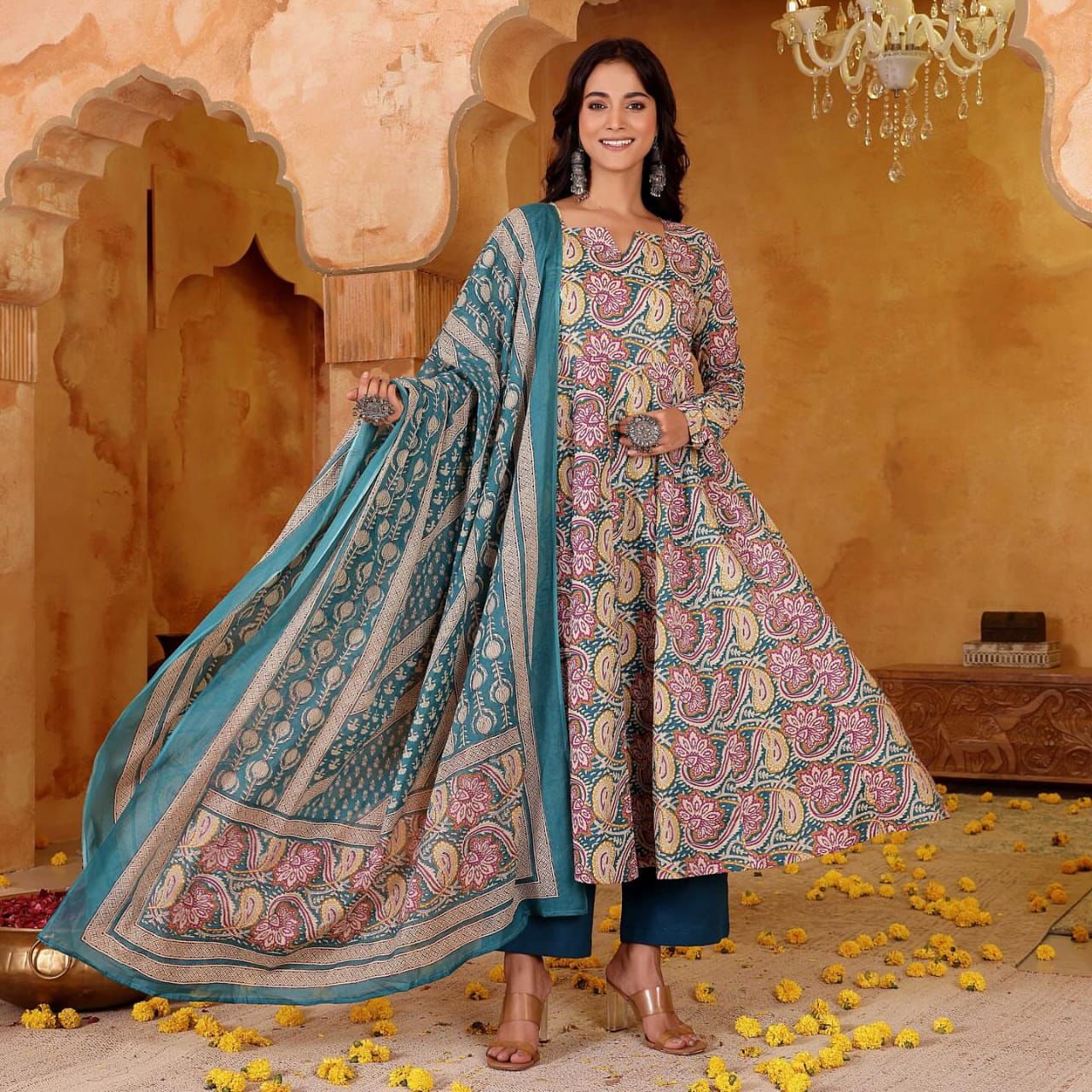 The Royal Mewar Paisley Print Suit